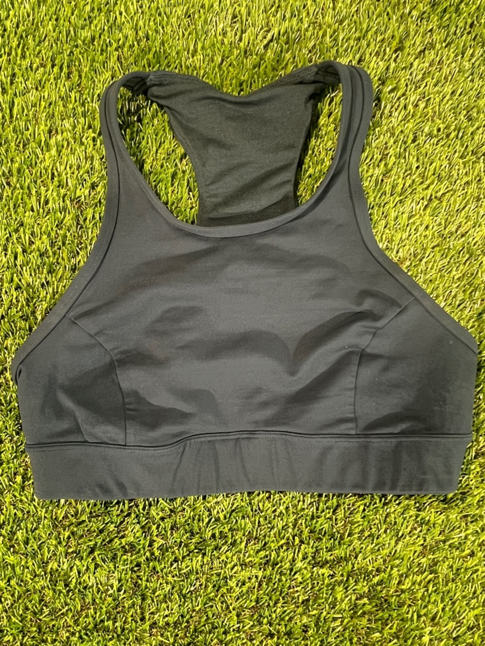 Lululemon Pace Perfect Sports Bra Women’s Size 6 Storage Blue Gym Run Train